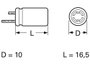 Frolyt E-KSU367 Bipoláris kondenzátor Radiális kivezetéssel 5 mm 47 µF 63 V 20 % (Ø x H) 10 mm x 16. 2. bélyegkép