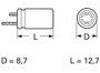 Frolyt E-KSU457 Bipoláris kondenzátor Radiális kivezetéssel 5 mm 47 µF 35 V 20 % (Ø x H) 8.7 mm x 12 2. bélyegkép