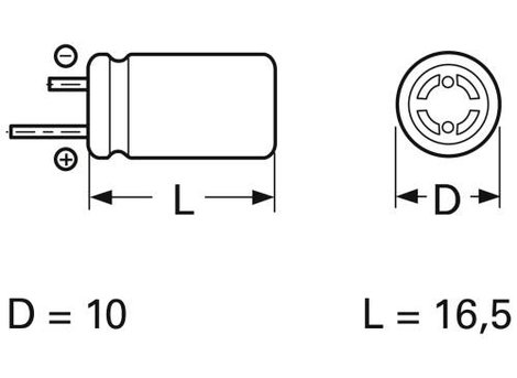 Frolyt E-KR3056 Elektrolit kondenzátor Radiális kivezetéssel 5 mm 100 µF 40 V (Ø x H) 10 mm x 16.5 m 2. kép