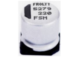 Frolyt E-RSY333 Elektrolit kondenzátor SMD 4.5 mm 100 µF 35 V 20 % (Ø x H) 8.9 mm x 12 mm 1 db