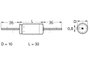 FTCAP A10110010030 Elektrolit kondenzátor Axiális kivezetéssel 100 µF 100 V (Ø x H) 10 mm x 30 mm 1 2. bélyegkép