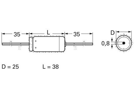 FTCAP A10210025038 Elektrolit kondenzátor Axiális kivezetéssel 1000 µF 100 V (Ø x H) 25 mm x 38 mm 1 2. kép