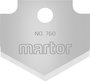 Martor 760.50 Cserepenge hegyes penge 760 10 db bélyegkép