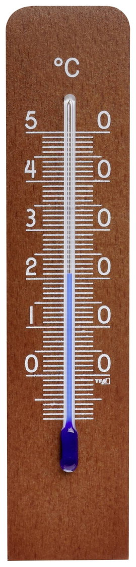 TFA Dostmann Analoges Innenthermometer Hőmérő Mogyorófa