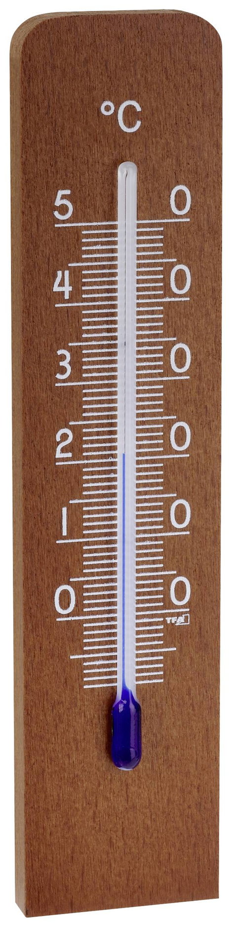 TFA Dostmann Analoges Innenthermometer Hőmérő Mogyorófa 2. kép
