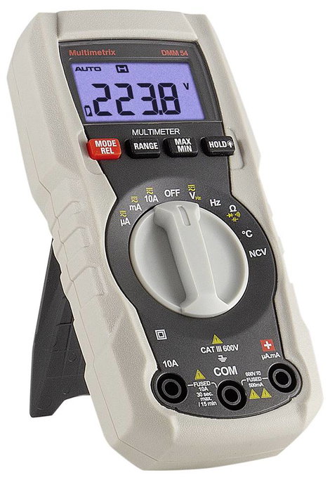 Multimetrix DMM 54 Kézi multiméter digitális CAT III 600 V Kijelző (digitek): 4000 3. kép