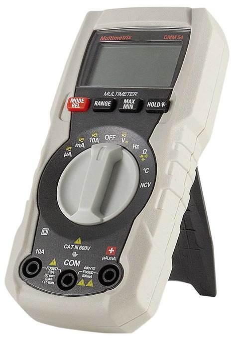 Multimetrix DMM 54 Kézi multiméter digitális CAT III 600 V Kijelző (digitek): 4000 5. kép
