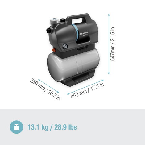 GARDENA 09064-61 Házi vízmű 3800 Silent 230 V 3800 l/óra 2. kép