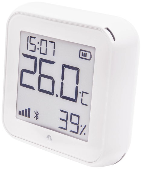 Shelly Plus H&T Gen. 3 Matte White Vezeték nélküli hőmérséklet- és légnedvesség érzékelő Bluetooth, 2. kép