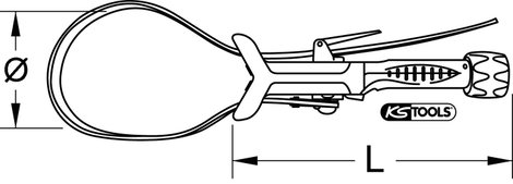 KS Tools 114.0160 1140160 Csőfogó 5. kép