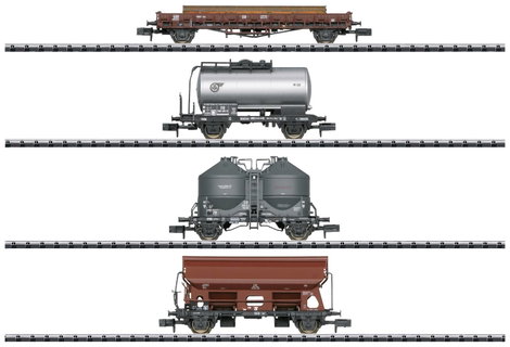 MiniTrix 18722 N DB, MHI 4 db teherkocsi készlet