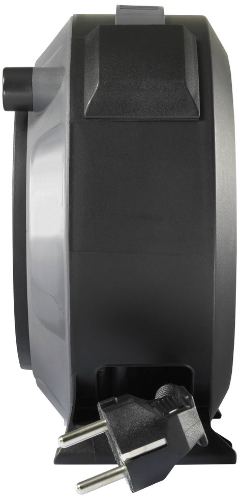 Sygonix SY-5806896 Kábeldob 5 m Fekete Védőérintkezős dugó 4. kép