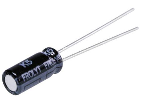 Frolyt E-RF3166 Elektrolit kondenzátor Radiális kivezetéssel 5 mm 470 µF 50 V 20 % (Ø x H) 12.5 mm x