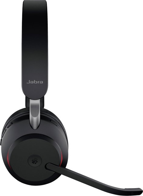 Jabra Evolve2 65 MS Telefon On Ear headset Bluetooth® Stereo Fekete Hangerő szabályozás, Elemtöltés 6. kép