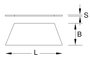 Trapéz pengék, 10 db-os csomag KS Tools 907.2206 6. bélyegkép