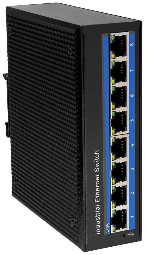 LogiLink NS203 Ipari Ethernet switch 8 port 10 / 100 / 1000 MBit/s