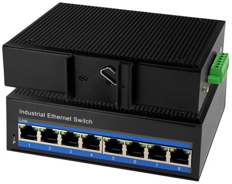 LogiLink NS203 Ipari Ethernet switch 8 port 10 / 100 / 1000 MBit/s 2. kép