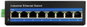 LogiLink NS203 Ipari Ethernet switch 8 port 10 / 100 / 1000 MBit/s 4. bélyegkép