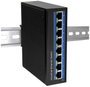 LogiLink NS203 Ipari Ethernet switch 8 port 10 / 100 / 1000 MBit/s 8. bélyegkép
