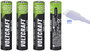 VOLTCRAFT VC-AAA400USB USB-C® akku Lítiumion 400 mAh 1.5 V 4 db bélyegkép