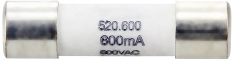 VOLTCRAFT VC 191 Fuse Multiméter biztosíték (Ø x H) 5 mm x 20 mm 600 mA 600 V/AC, 500 V/DC Gyors -F- 2. kép