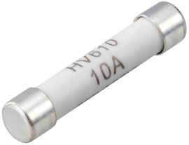 VOLTCRAFT VC 100er Fuse Multiméter biztosíték (Ø x H) 6.35 mm x 31.8 mm 10 A 600 V/AC, 600 V/DC Gyor