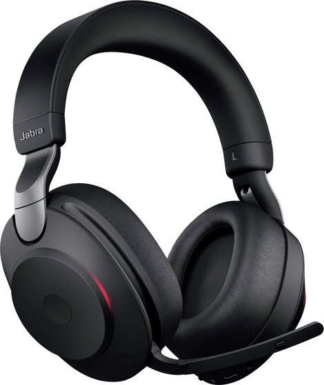 Jabra Evolve2 85 UC Telefon Over Ear headset Bluetooth®, Vezetékes Stereo Fekete mikrofon zajelnyomá 2. kép