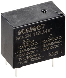 GoodSky GQ-SH-112LM1F Nyák relé 12 V/DC 10 A 1 záró 1 db