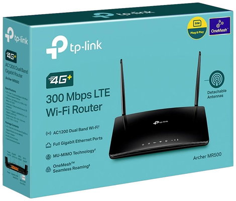 TP-LINK Archer MR500 WLAN router LTE-vel Beépített modem: LTE 2.4 GHz, 5 GHz 1167 MBit/s 5. kép