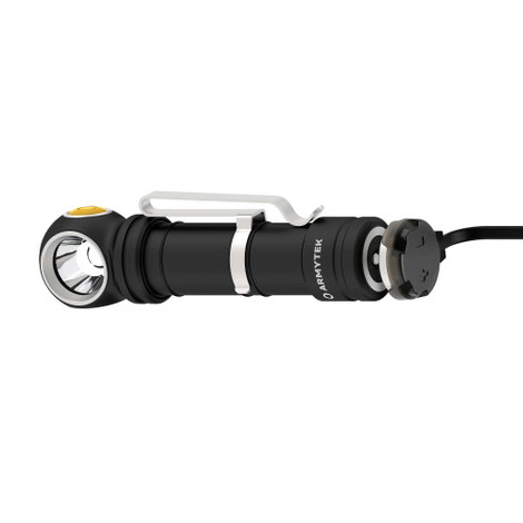 ArmyTek Wizard C2 Pro Max LR Warm LED Kézilámpa Övcsíptetővel, Tokkal Akkuról üzemeltetett 3870 lm 1 2. kép