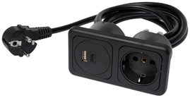 inprojal elektrosysteme 9016-114.81 Beépíthető dugalj USB-C®-vel, USB töltőkimenettel, Power Deliver
