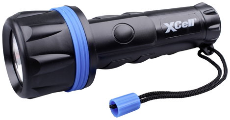 XCell Rubber 2D LED Kézilámpa Elemekről üzemeltetett 50 lm 12 óra 191 3. kép