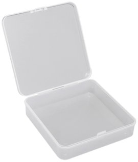Quadrios 23SA081 Rendszerező doboz (H x Sz x Ma) 12.5 x 12.5 x 3.5 cm Rekeszek: 1 fix alsó osztás Ta