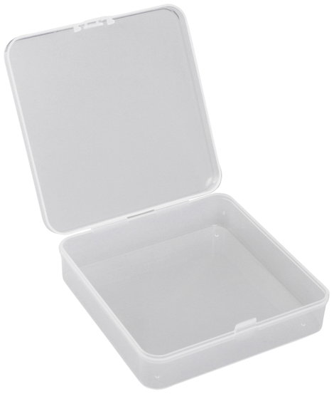 Quadrios 23SA081 Rendszerező doboz (H x Sz x Ma) 12.5 x 12.5 x 3.5 cm Rekeszek: 1 fix alsó osztás Ta