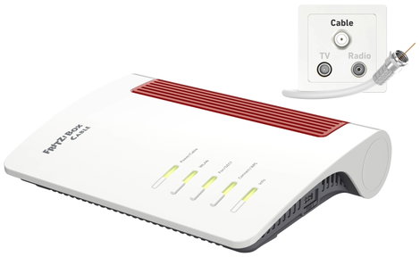 AVM FRITZ!Box 6670 Cable WLAN router modemmel Beépített modem: Kábel 2.4 GHz, 5 GHz 2880 MBit/s 2. kép