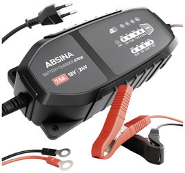 Absina 301015 Automatikus töltő 12 V, 24 V 7.5 A