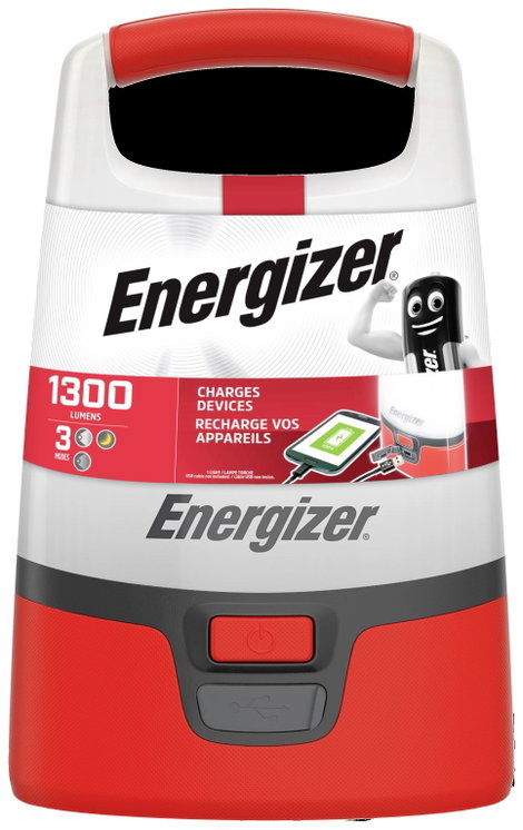 Energizer E304157300 Vision USB LED Kemping lámpás 1300 lm Akkuról üzemeltetett Piros/fekete 4. kép