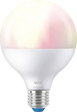 WiZ 08720169072275 LED EEK F (A - G) E27 Gömb forma 11 W = 75 W Melegfehértől a hidegfehérig (Ø x Ma