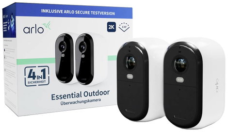ARLO ESSENTIAL2 2K OUTDOOR CAMERA 2-PACK VMC3250-100EUS IP-Megfigyelő kamera készlet2 db kamerával26 2. kép