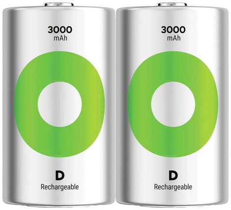 GP Batteries ReCyko Góliátakku NiMH 3000 mAh 1.2 V 2 db