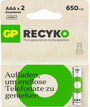 GP Batteries ReCyko Mikroakku NiMH 650 mAh 1.2 V 2 db 3. bélyegkép