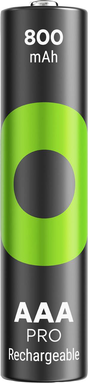 GP Batteries ReCyko Pro Mikroakku NiMH 800 mAh 1.2 V 4 db 2. kép