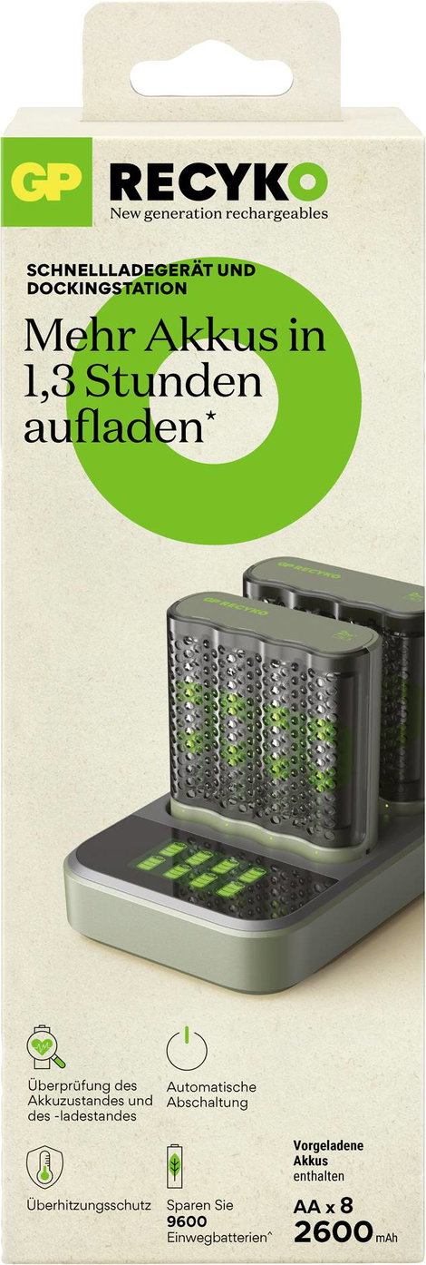 GP Batteries M452 Dockingstation Hengeres akku töltő NiMH Mikro (AAA), Ceruza (AA) 2. kép