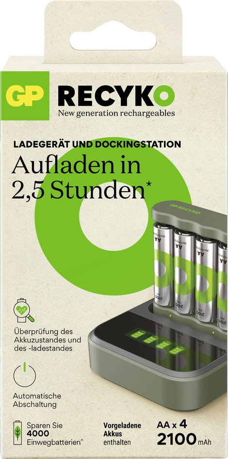 GP Batteries B441 Dockingstation Hengeres akku töltő NiMH Mikro (AAA), Ceruza (AA) 2. kép