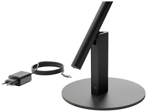 Luctra TABLE LITE BASE 921401 LED-es asztali lámpa LED Fixen beépített LED-es 10 W Fekete 2. kép