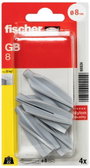 Fischer GB 8 K NV Gázbeton tipli 50 mm 8 mm 090924 1 készlet 2. bélyegkép