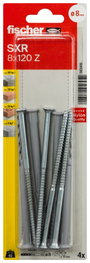 Fischer SXR 8 x 120 Z K NV Hosszúszárú tipli 120 mm 503415 1 készlet bélyegkép