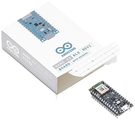 Arduino ABX00072 Panel Nano 33 BLE Rev2 with headers Nano ARM® Cortex®-M4 4. kép