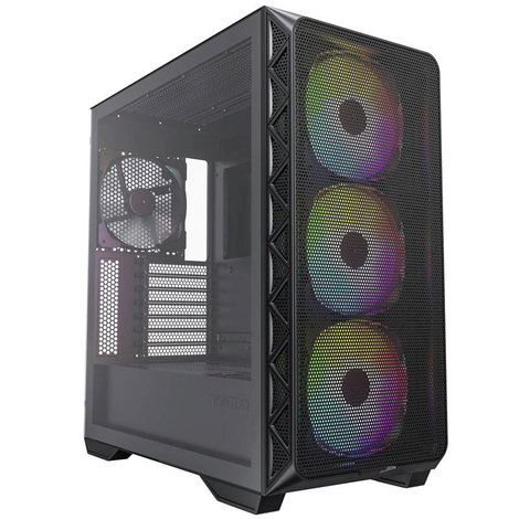 MONTECH AIR 903 MAX Midi torony Számítógép ház Fekete 4 előre telepített LED-hűtő