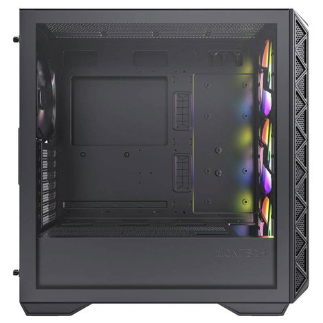 MONTECH AIR 903 MAX Midi torony Számítógép ház Fekete 4 előre telepített LED-hűtő 3. kép